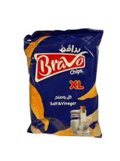 Bravo Chips 48g, smak av vinäger och salt