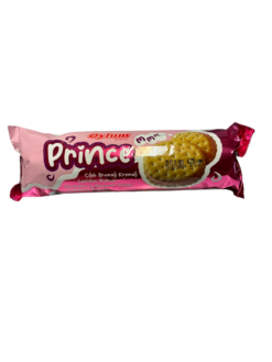 Prince-kex med jordgubbskräm